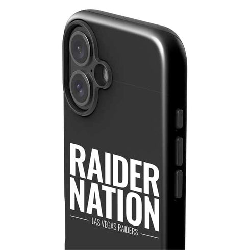 NFL Las Vegas Raiders Team Motto iPhone 16 Plus Impact Case